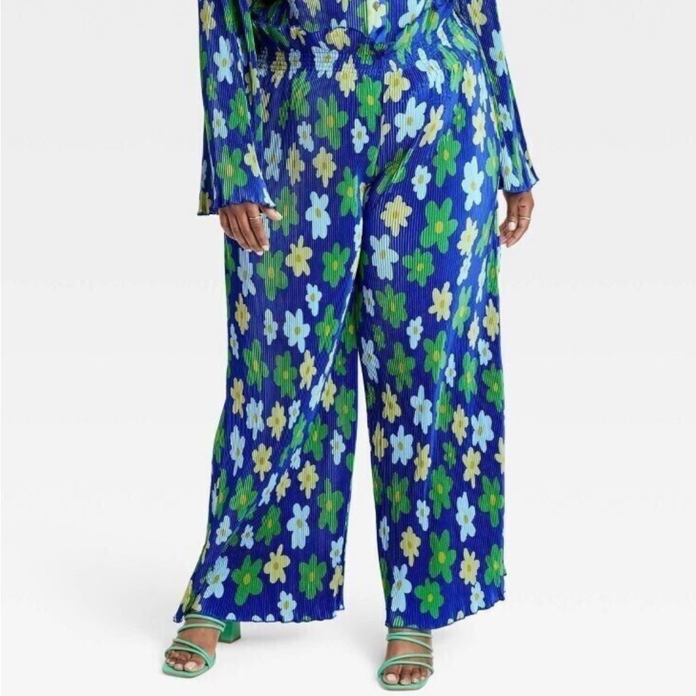 Sammy b black history month floral paper bag pants in XL